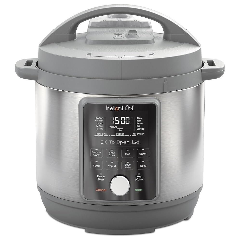 Instant Pot [해외] Instant Pot 7.6L8쿼트 Whisper Quiet 9-in-1 전기 압력솥 슬로우 라이스 쿠커 찜기 소테 요거트 메이커 워머 살균기 800가지