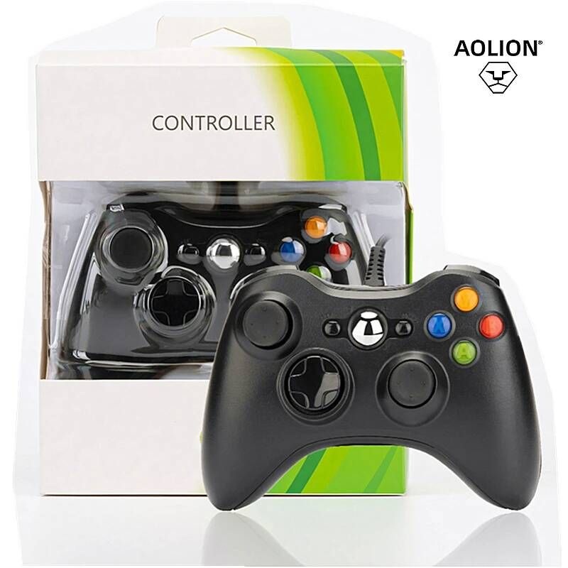UnKnown [해외] 엑스박스패드 교체 하우징 케이스 액세사리 XBOX컨트롤러 유선 진동 게임 패드 조이스틱 Xbox 360/슬림 컨트롤러 PC