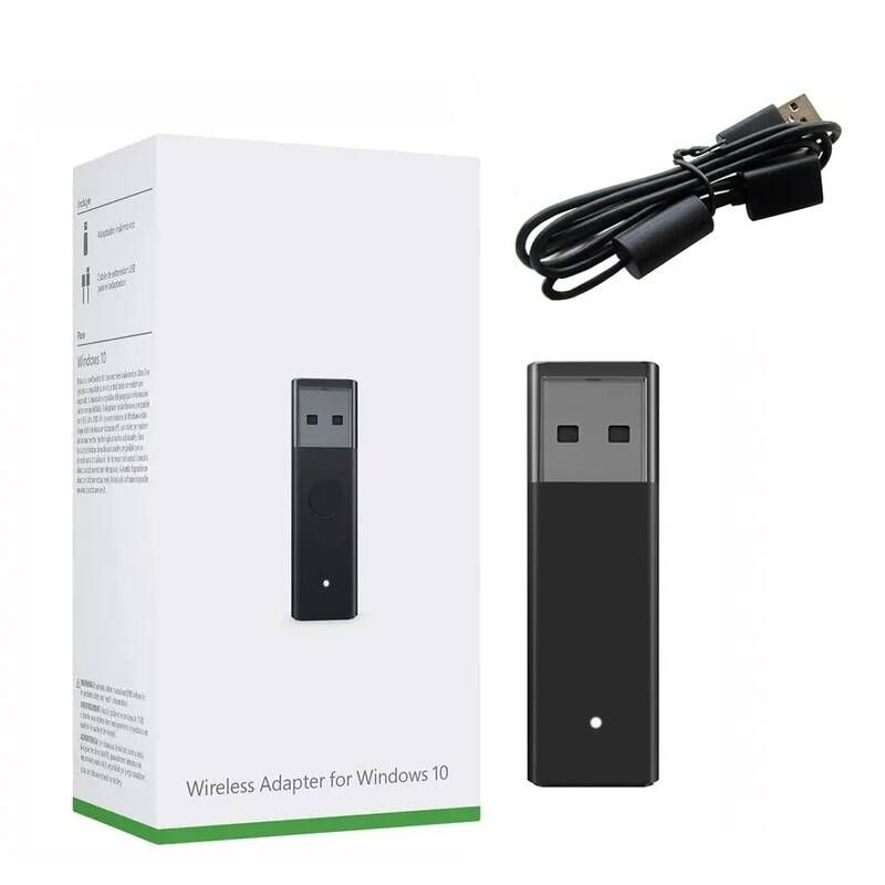 UnKnown [해외] 엑스박스패드 교체 하우징 케이스 액세사리 XBOX컨트롤러 Xbox-One 컨트롤러용 무선 USB 수신기 2 세대 어댑터 PC 윈도