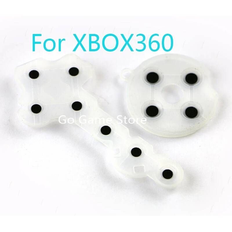 [해외] 엑스박스패드 교체 하우징 케이스 액세사리 XBOX컨트롤러 Xbox 360 부품 핸들 접착 소프트 게임 고무 패드 컨트롤러