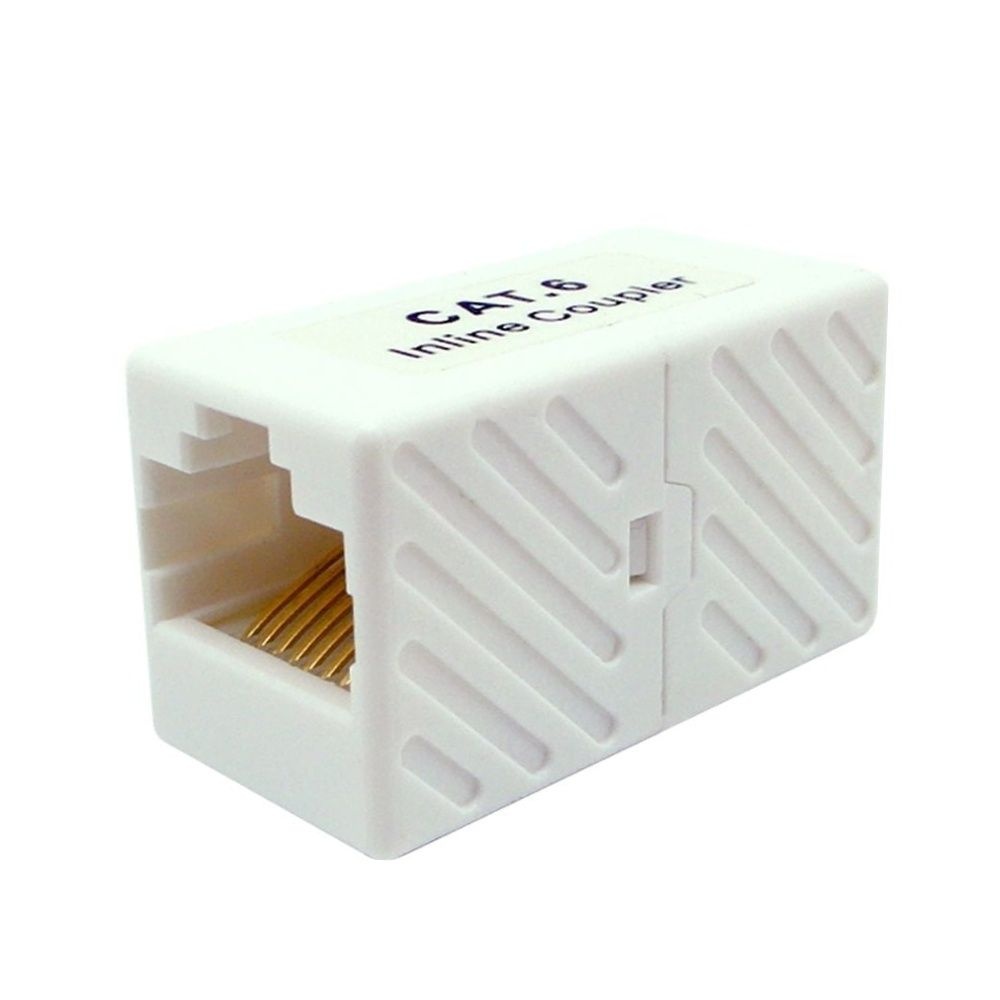 cat6 rj45 8p8c 랜케이블 연장 젠더 i형 커플러 화이트 인터넷 랜선 연결 커넥터 cat6연장