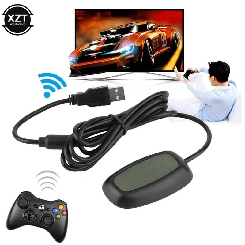 [해외] 엑스박스패드 교체 하우징 케이스 액세사리 XBOX컨트롤러 Xbox 360 무선 게임패드 PC 어댑터 USB 수신기 지원 마이크