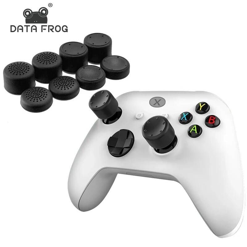UnKnown [해외] 엑스박스패드 교체 하우징 케이스 액세사리 XBOX컨트롤러 데이터 프로그 실리콘 아날로그 엄지 그립 캡 Xbox One/S/