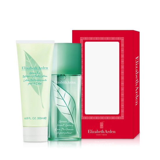 엘리자베스아덴 그린티 2종 세트(향수100ml+바디로션200ml)[정품쇼핑백+선물케이스]
