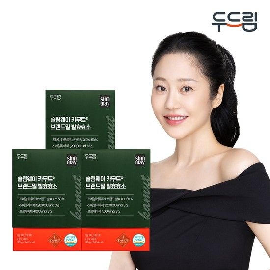 슬림웨이 카무트 브랜드밀 발효효소 30포 X 3박스 (3개월분)