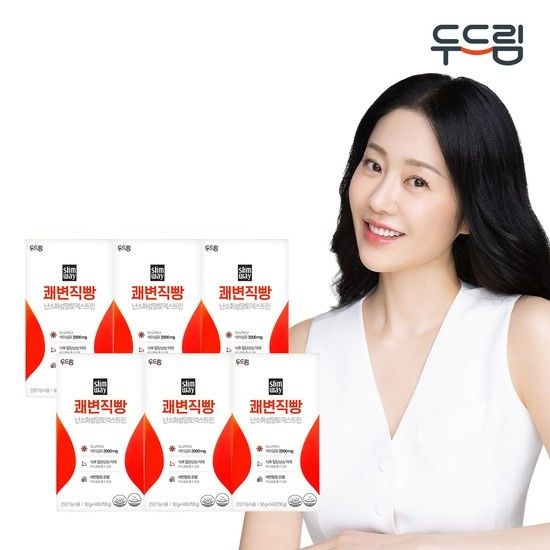 슬림웨이 쾌변직빵 14포 X 6박스(12주분) 배변활동도움 식이섬유 혈당상승억제