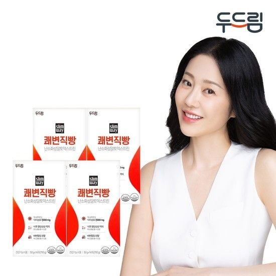 슬림웨이 쾌변직빵 14포 X 4박스(8주분) 배변활동도움 식이섬유 혈당상승억제