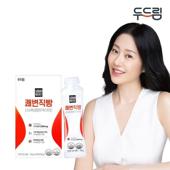 슬림웨이 쾌변직빵 14포 X 1박스(2주분) 배변활동도움 식이섬유 혈당상승억제