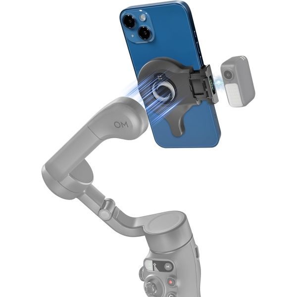 [해외] DJI 오즈모 Mobile 8 7P 7 짐벌 스테빌라이저용 OM 마그네틱 마운트 양면 퀵 릴리스 맥세이프 스마트폰 호환 다기능 트