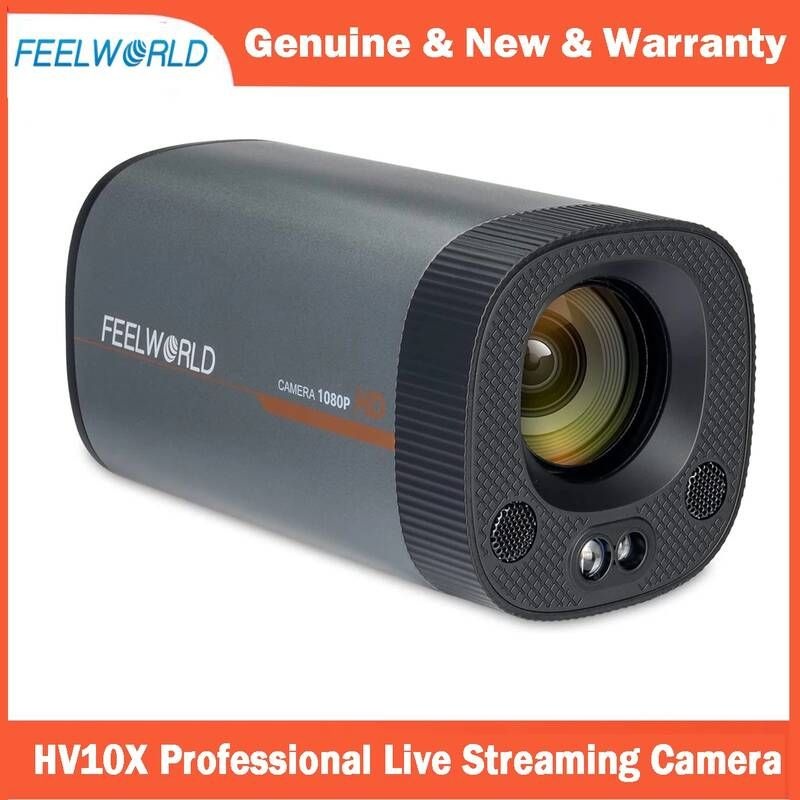 [해외] 입문용 농업용 드론 FEELWORLD HV10X 전문 라이브 스트리밍 카메라 풀 HD 1080P 60fps USB3.0 HDMI 10X 광학 줌 자동 초점 마이