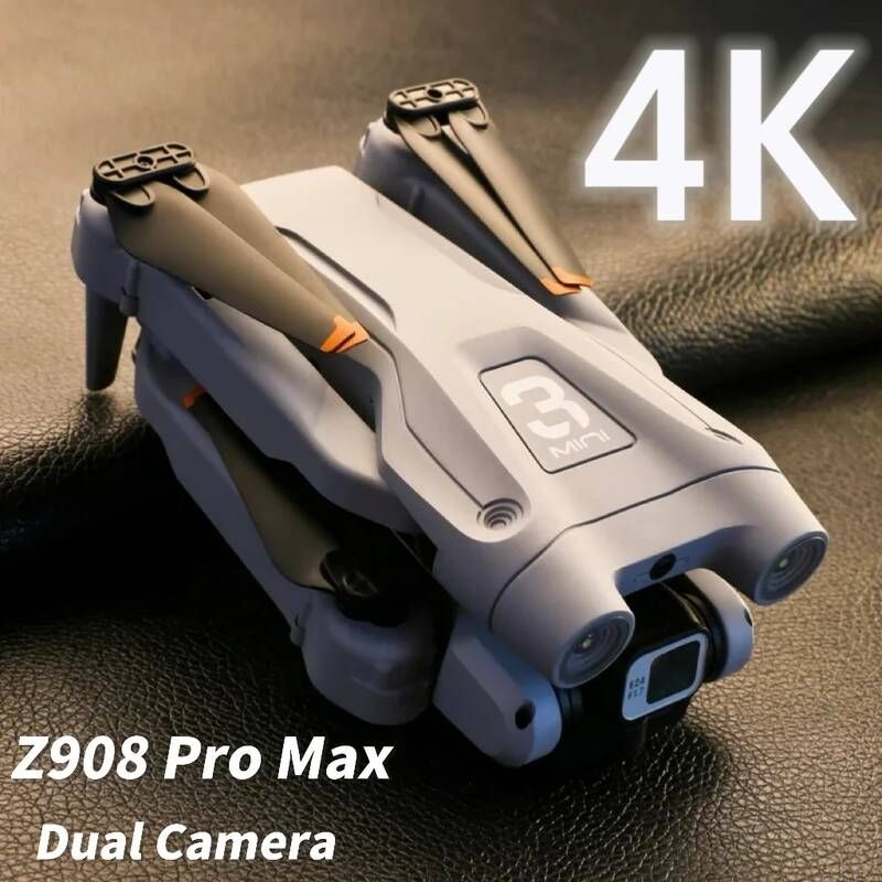 [해외] 입문용 농업용 드론 Z908Pro Max 4K 브러시리스 ESC 전문 듀얼 카메라 와이파이 FPV 장애물 회피 4 축 접이식 RC 쿼드콥