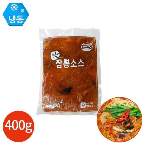 [셀러허브 식품] 건우유통 불맛 짬뽕소스 400g x 5봉