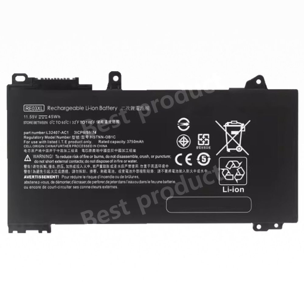 [해외] HP 프로북 ProBook RE03XL 호환 노트북 배터리 G6 G7 450 440 430 455R 445R 445