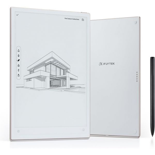 iflytek [해외] iFLYTEK AINOTE 2 10.65인치 대형 화면 AI 노트 필기 태블릿 4.2mm E잉크 펜 포함 음성 텍스트 변환 다국어 채팅 GPT 지원 회