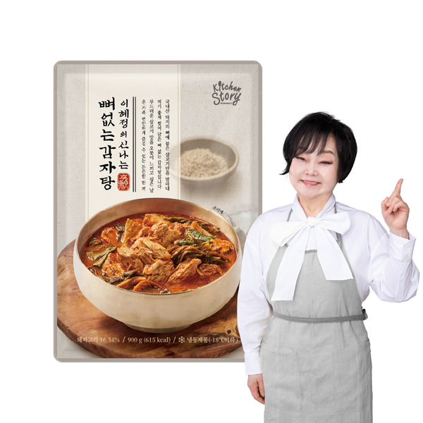 키친스토리 빅마마 이혜정의 신나는 뼈없는 감자탕 900g x3팩