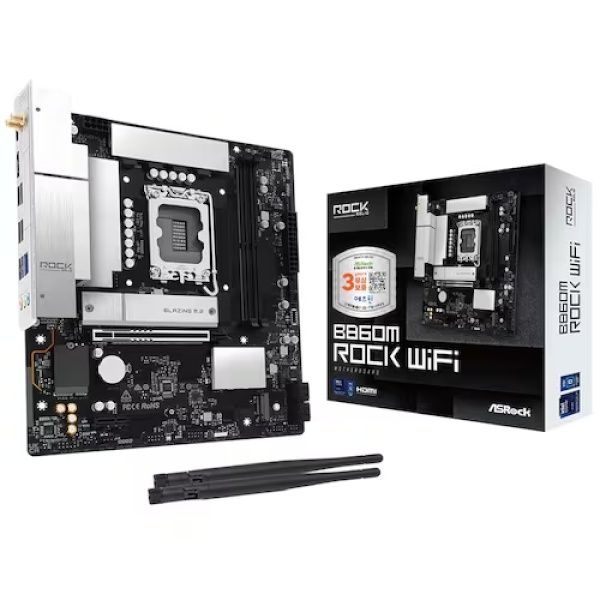 ASRock B860M Rock WiFi 에즈윈 인텔B860M-ATX 4164686