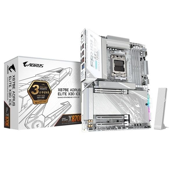 GIGABYTE X870E AORUS ELITE X3D ICE 제이씨현 A X870EATX 4164605
