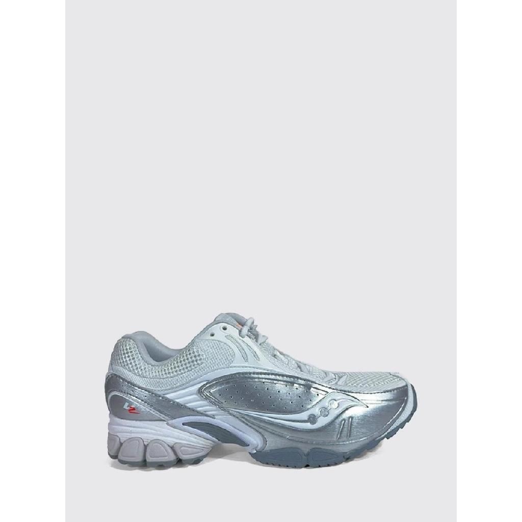 써코니 [해외] 써코니 ProGrid V2 로우탑 스니커즈 Saucony 실버 톤 메쉬 및 패브릭 S71023 관부가세포함