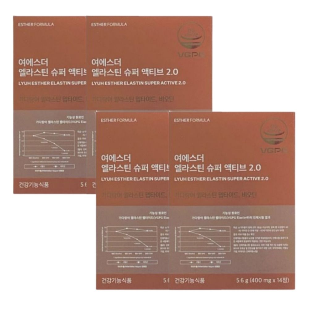 에스더포뮬러 여에스더 엘라스틴 슈퍼액티브 2.0 x 4박스