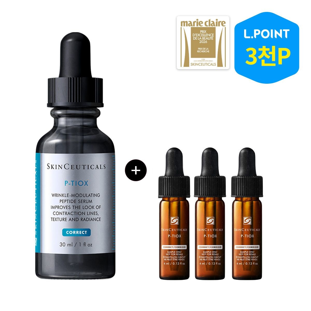 [롯데백화점] 스킨수티컬즈 [8적립] 피티옥스 링클 스트레이트닝 세럼 30ml (+ L.POINT 3천점) LE1222131521