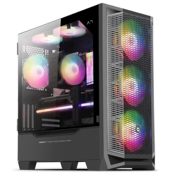 에디 A7 MESH 강화유리 미들타워 블랙 4046804