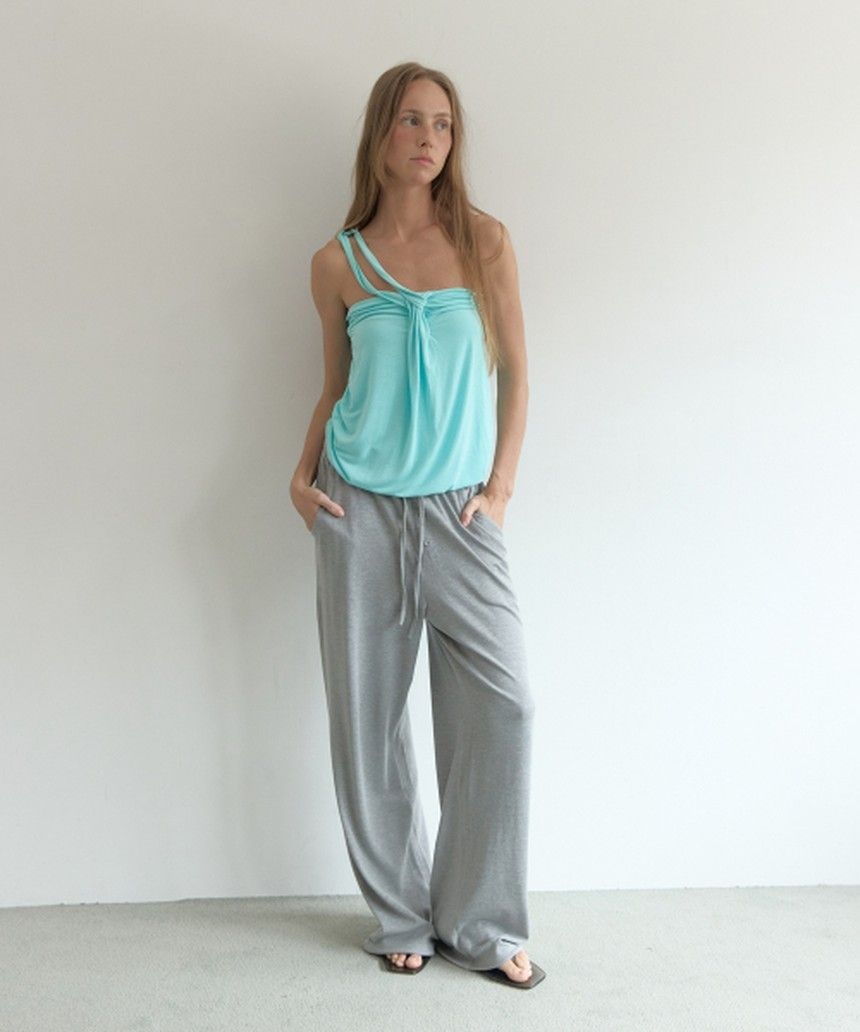아수라 LAZY SWEAT PANTS - LONG (MELANGE GREY) 트레이닝/조거 팬츠 A26SSPT131MG0F