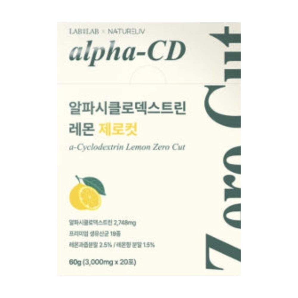 랩온랩 알파CD 알파 시클로덱스트린 레몬 제로컷 레몬맛 알파dc 시디 씨디 20포 MJ