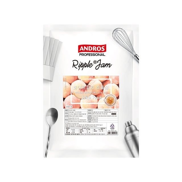 앤드로스 화이트피치 리플잼 1kg 티타임 모임 아이스커피 파인다이닝 빵 샌드위치