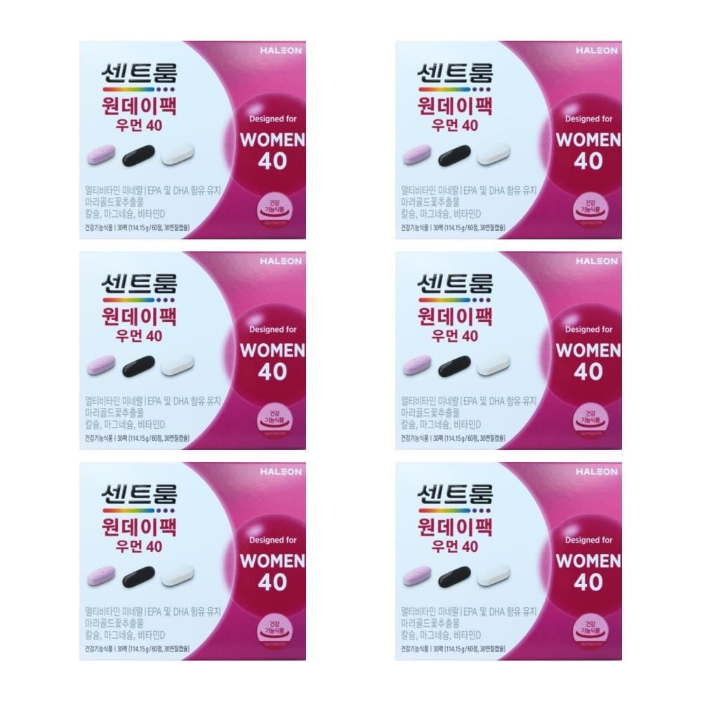 콜마비앤에이치 센트롤 원데이팩 센트롬 센트룸 40 중년 여성 영자 우먼 6개 MJ