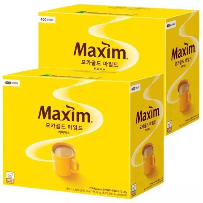 UnKnown 맥심 모카골드 커피믹스 400Tx2곽 총800T