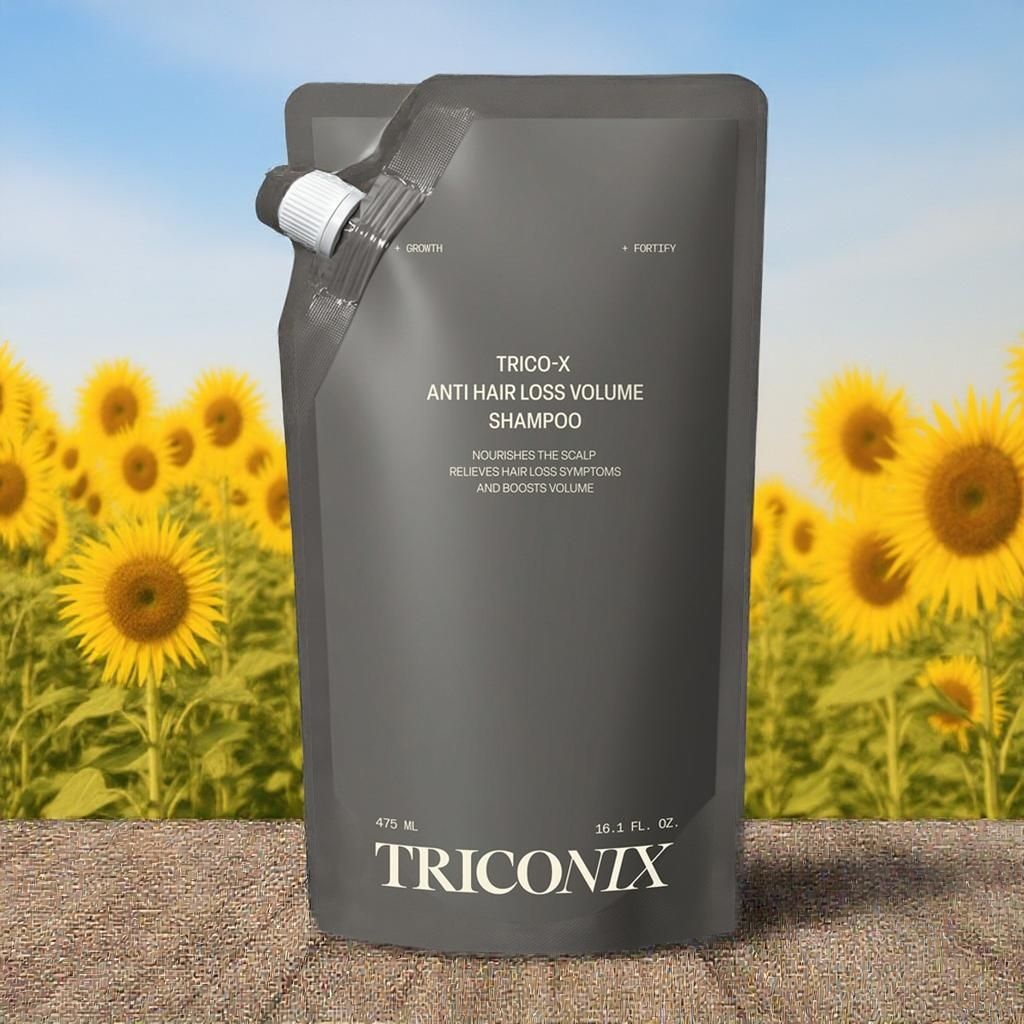 [오늘출발] 트리코닉스 두피샴푸 트리코엑스 완화 볼륨 샴푸 파우치 리필팩 1개 475ml