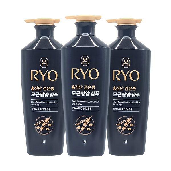 려 홍진단 검은콩 모근영양 샴푸 820ml 3개팩