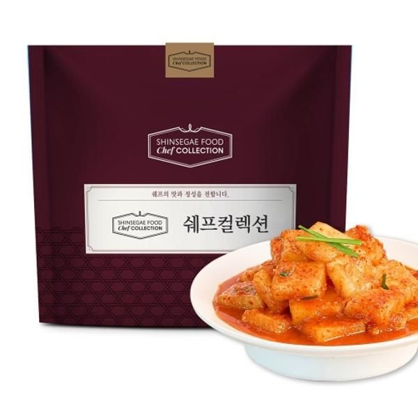 쉐프컬렉션 석박지 1kg | 신세계푸드 | 깔끔한김장 보쌈 매운맛 배추 맛 김장 호텔식