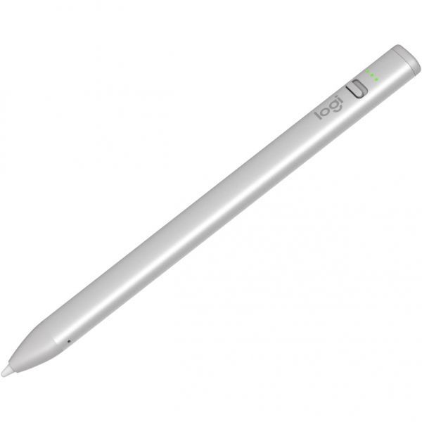 Logitech [해외] 로지텍 크레용 디지털 펜슬 iPad용 USB C 포트만 호환 애플호환 기술 끊김 픽셀 단위 정밀도 다이내믹 스마트 팁 고
