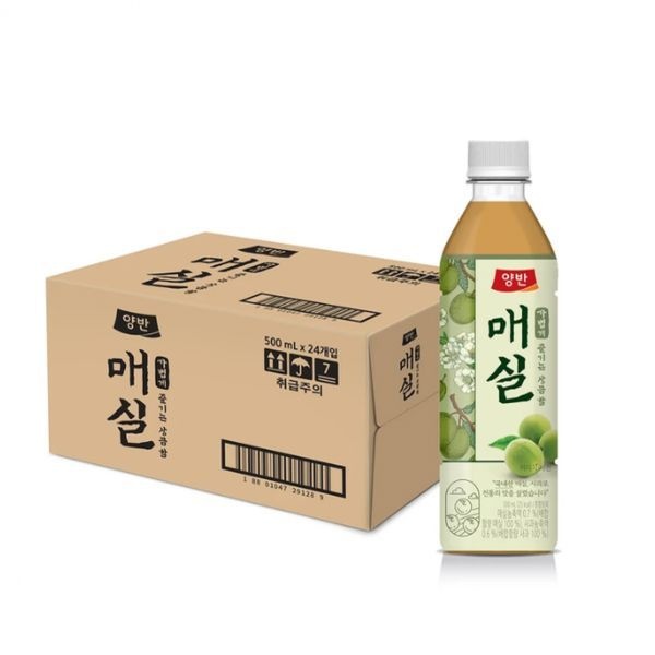 동원 양반 매실 500ml x 24개 코스트코 간식 생일파티 생일 선물 만들기 방과후 (500ml × 24개)