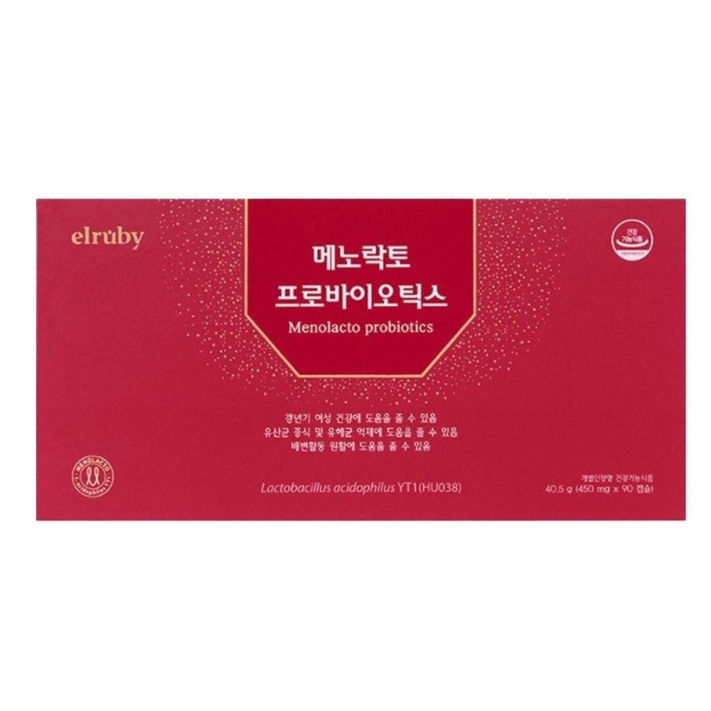 메노락토 프로바이오틱스 메노라토 휴온스 갱년기 유산균yt1 유산균 엘루비 3개월분 MJ