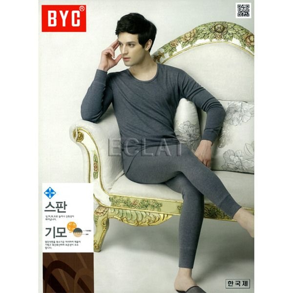 BYC [패션플러스][BYC]남성 기모 내복 BYR9566