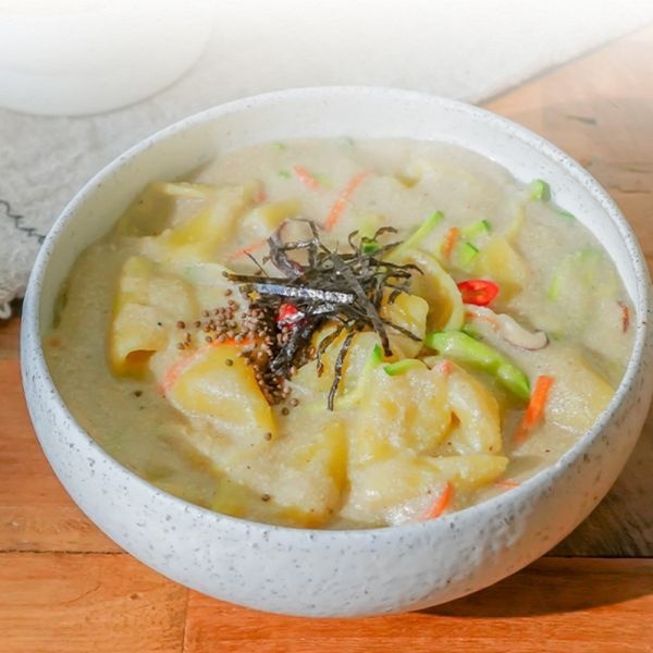 UnKnown 홍현들깨수제비 고소한 들깨 손 수제비 밀키트 글루텐프리 600g 2세트 식사 외식 간편요리 회식 혼밥 한식