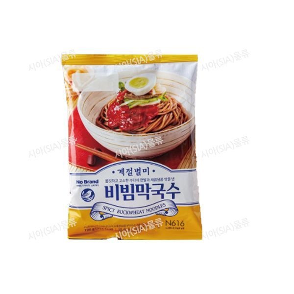 UnKnown 노브랜드 비빔막국수 150g 3개 식사 중식 즉석요리 회식 한식 정식