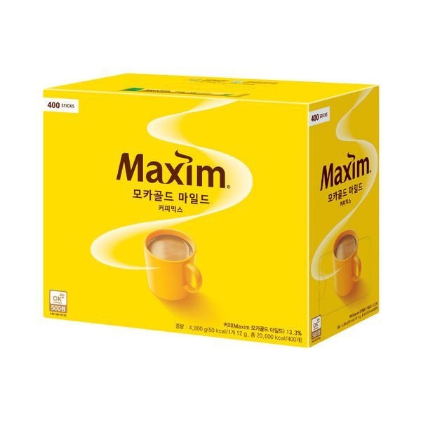 맥심 맥심 모카골드 마일드 커피믹스 400개입 티타임 카페 아이스티 빵 모임 아이스커피