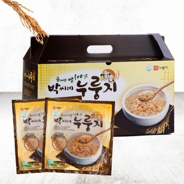 박씨네누룽지 10봉지 150gX10봉 150g 10개 식사 점심시간 정식 집밥 회식 간편요리 (150g × 10개)