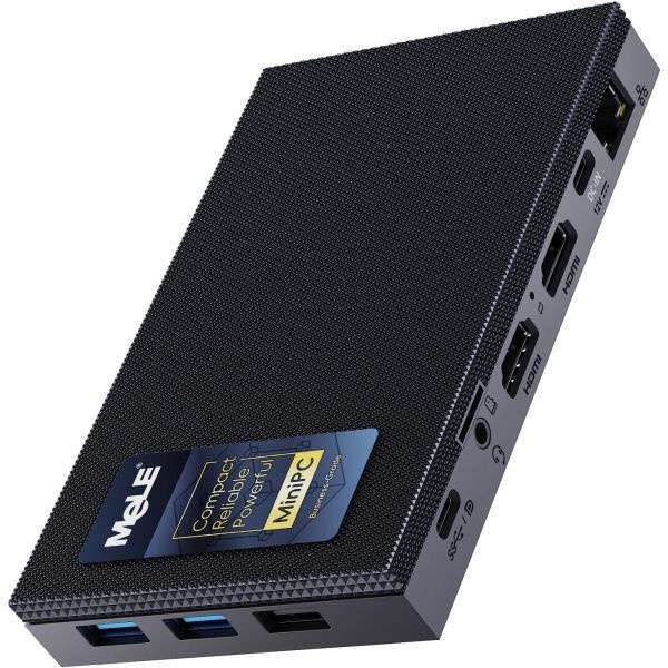 [해외] MeLE Quieter4C N150 팬리스 미니 PC 윈도우 11 프로 16GB RAM LPDDR5 512GB SSD 마이크로 데스크톱 컴퓨터 듀얼 HDMI 4K 트리플 디