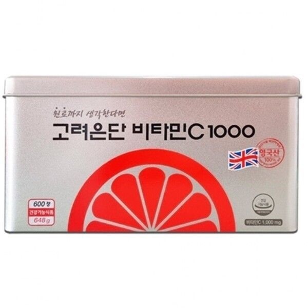 60대아빠 생일선물 고려은단 비타민C 1000 600정 20개월분 597953