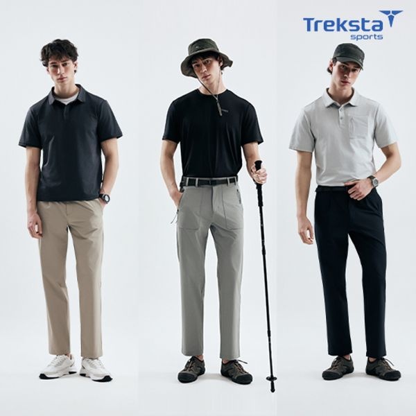 [Treksta]스포츠 26SS 남성 쿨모션 냉감 팬츠 3종 + 벨트 세트