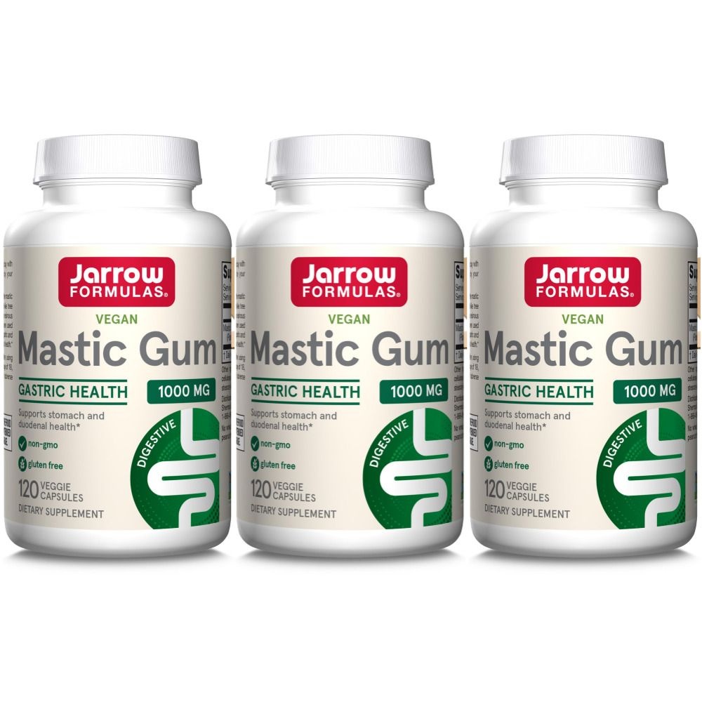 [해외] 재로우포뮬러스 매스틱 검 Mastic Gum 1000mg 120정 3개
