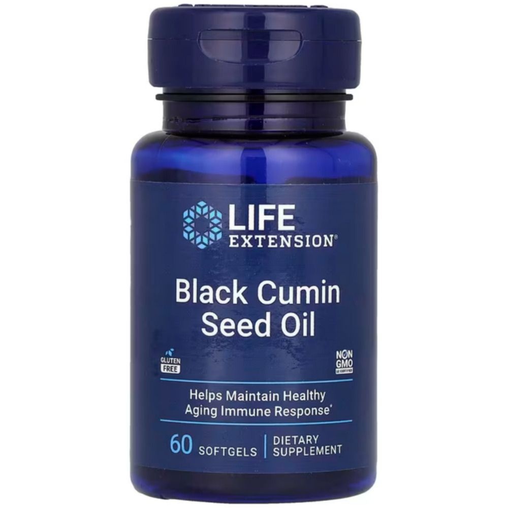 [해외] 라이프익스텐션 블랙 커민 씨드 오일 Black Cumin Seed 60정
