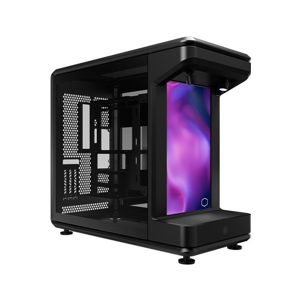 쿨러마스터 MasterFrame 360 스테이지 LCD 미들타워 블랙 4046831