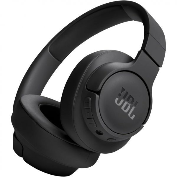 JBL [해외] JBL Tune 720BT Pure Bass 사운드 Bluetooth 5.3 최대 76시간 배터리 수명 고속 충전 가볍고 편안 접이식 디자인 블랙 을 갖춘