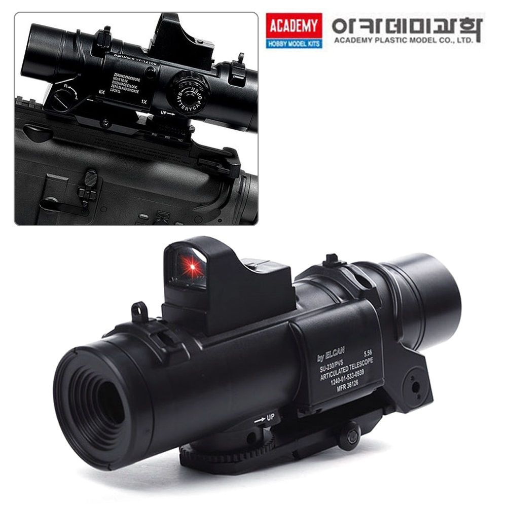 7픽 6배율 에어건 스코프 건전지 포함 17519 레드닷조준경 6배율스코프조준경 광학기기 광학조준기