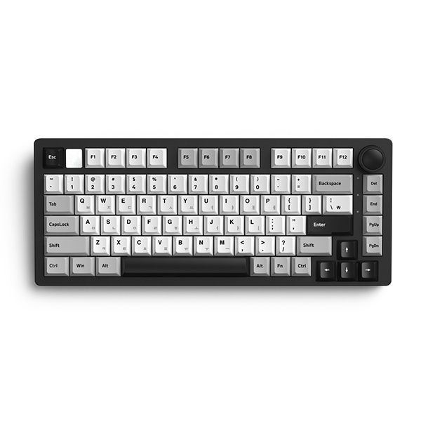 LEOBOG 기계식 미니키보드 Hi75 알루미늄 텐키리스 펀키스 블랙 회목축 V4 4053271